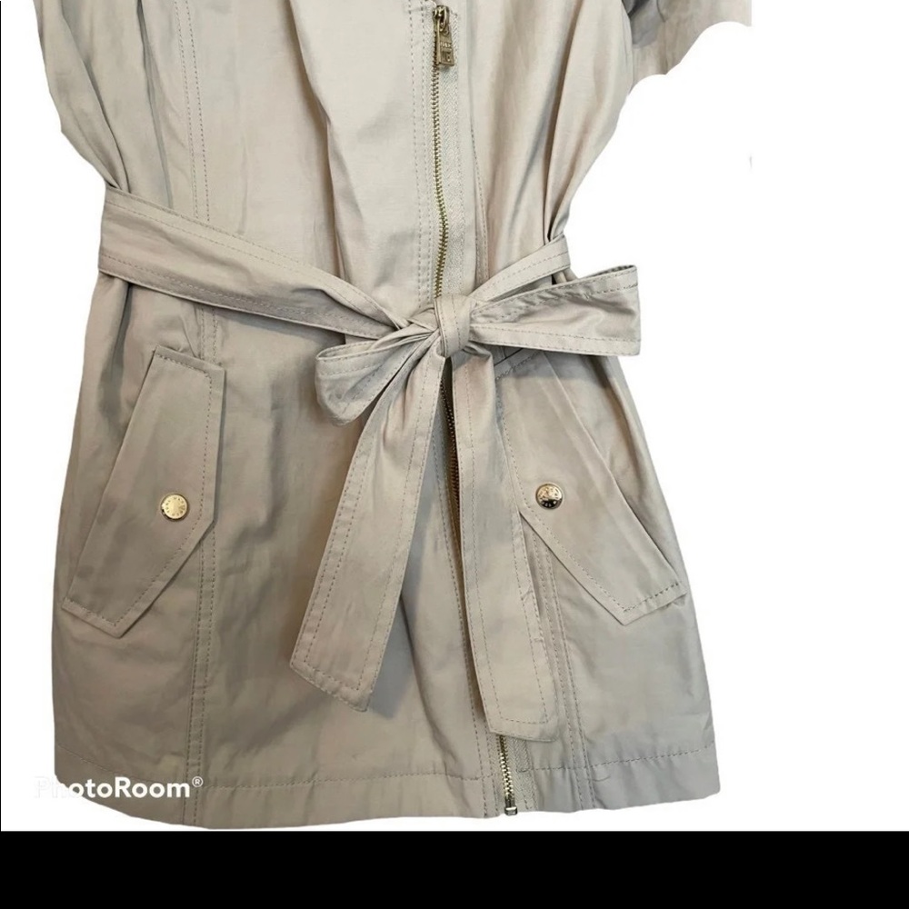 Marc New York Womens Size M Tan Trench - Picture 3 of 12
